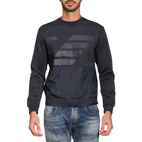 armani jeans sweatshirt men's